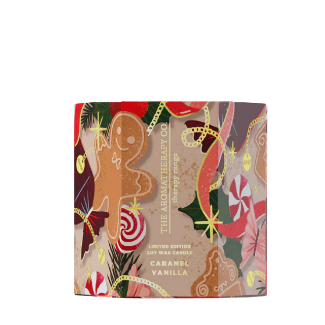 Caramel Vanilla Christmas Candle