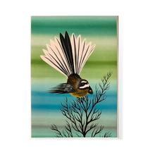 Fantail Greeting Cards by Wellington Artist - Helen Bland