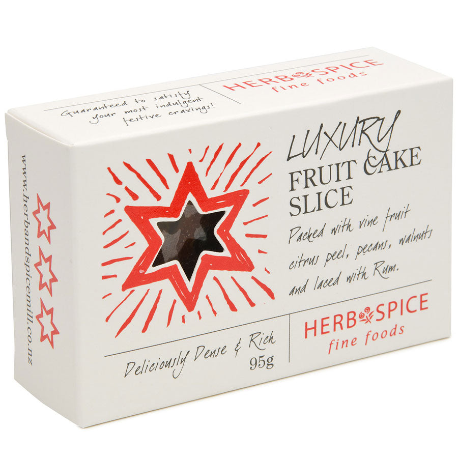Luxury Fruit Cake Slice - Tree Gifts NZ