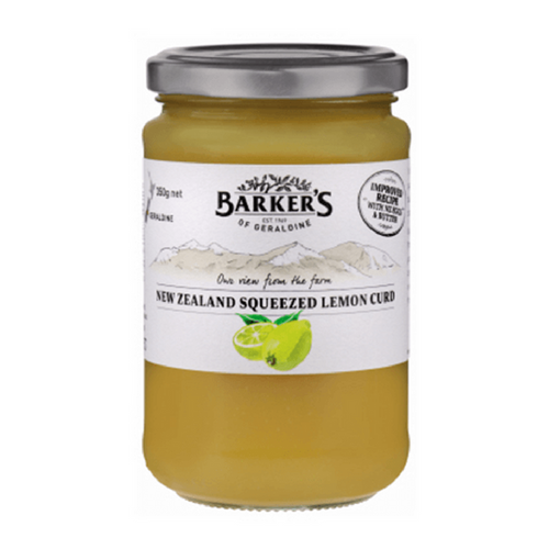 NZ Barkers Lemon Curd (Gluten Free) - Tree Gifts NZ