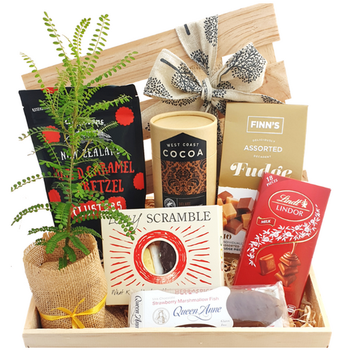 Birthday Gift Boxes Delivered NZ - Chcocolates, fudge, lollies, West Coast Cocoa Tree Gift