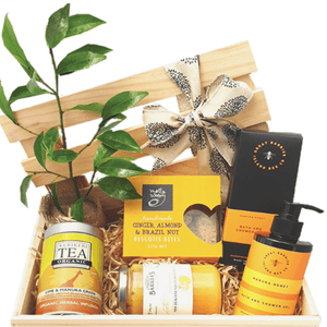 A Ray of Sunshine - Plant Gift Hamper Body Care and Culinary Gift