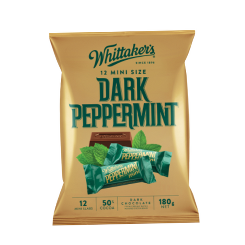 Whittakers Dark Peppermint Minis - Tree Gifts NZ